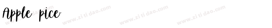 Apple Spice字体转换